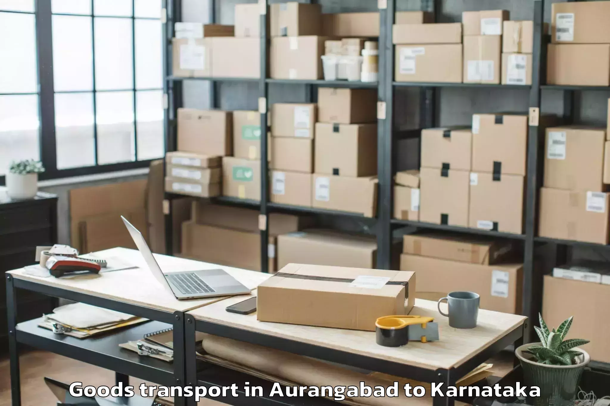 Top Aurangabad to Konnur Goods Transport Available